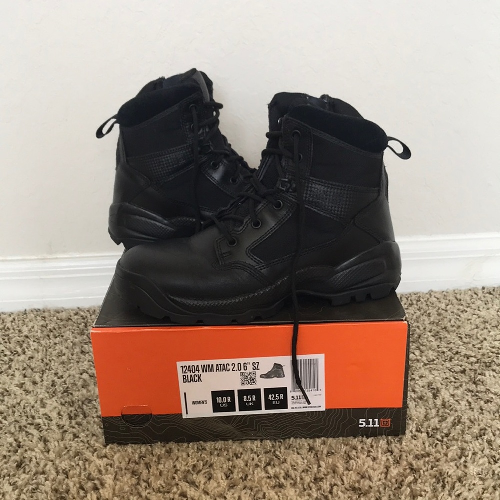 Size 10 5.11 Tactical Women’s Atac 2.0 6” Boots